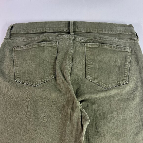 Not Your Daughters Jeans Women's 36x22* Dayla Wide Cuff Capri Green Denim Tag 14 - Picture 10 of 16